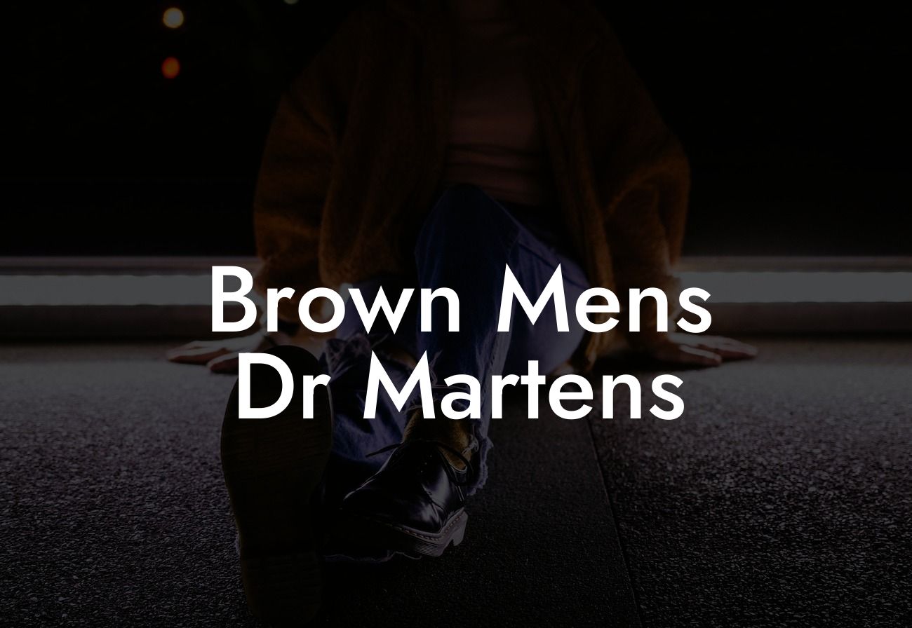 Brown Mens Dr Martens
