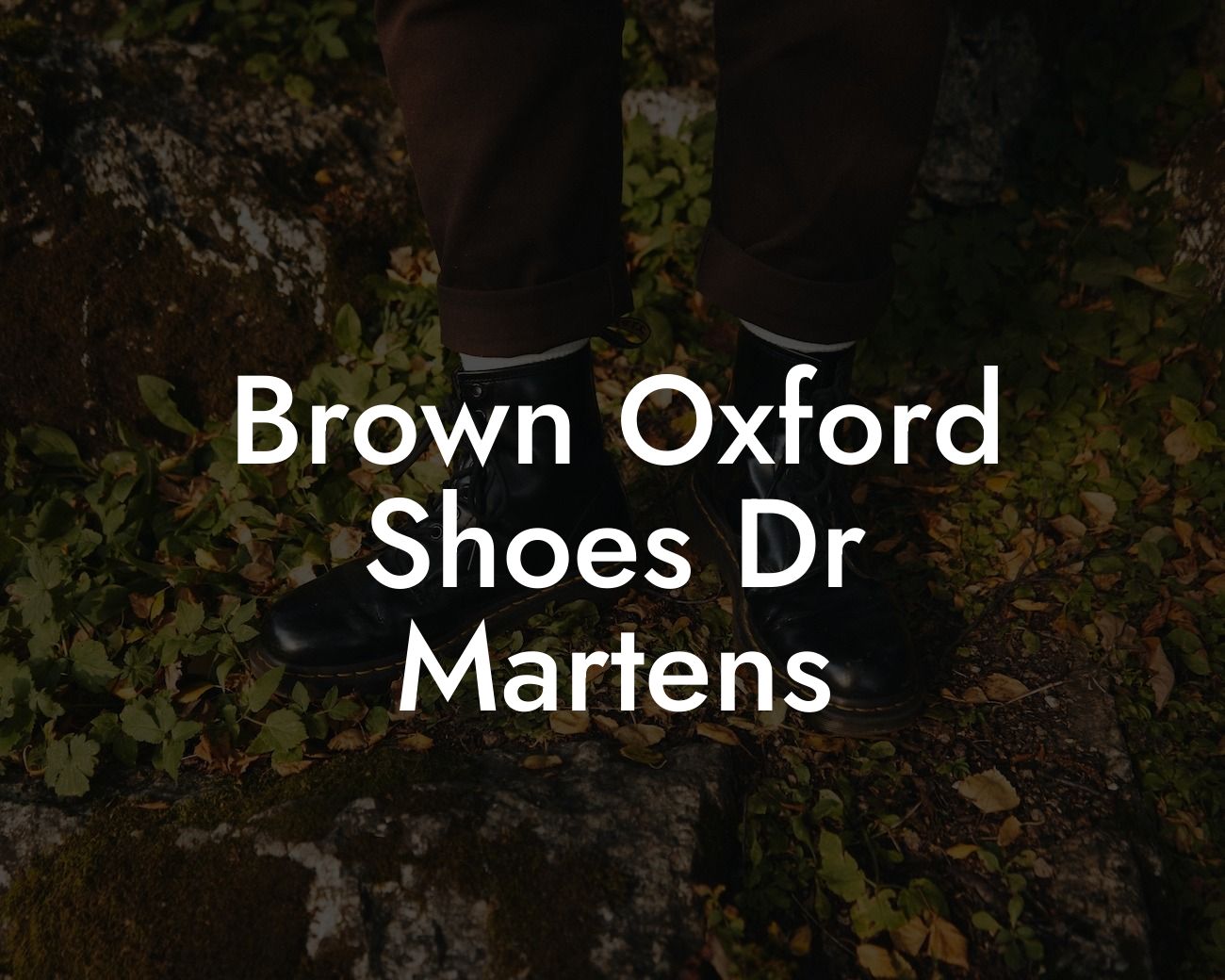 Brown Oxford Shoes Dr Martens