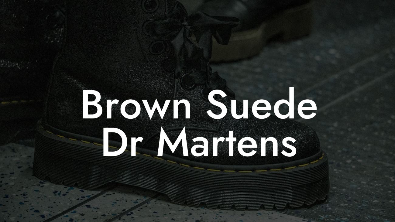 Brown Suede Dr Martens