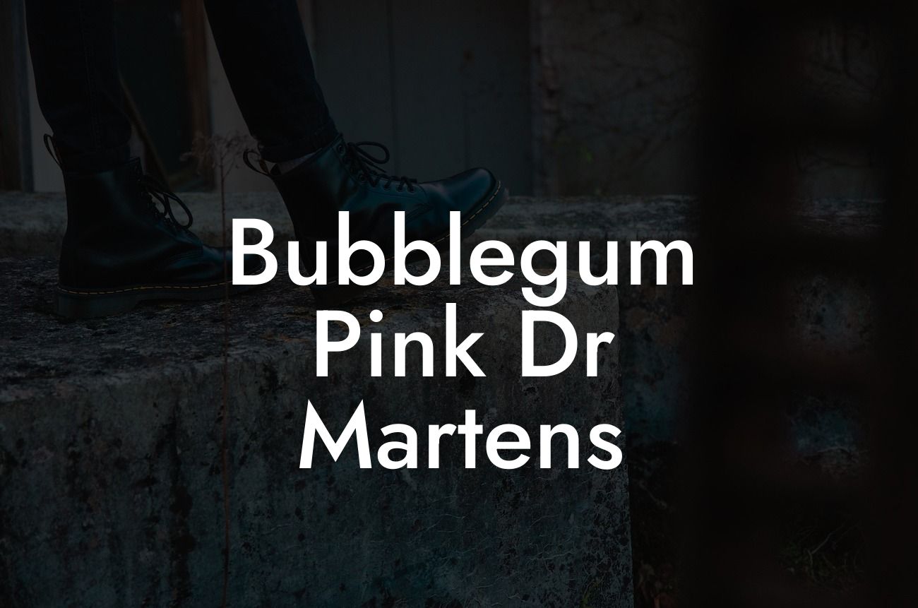 Bubblegum Pink Dr Martens
