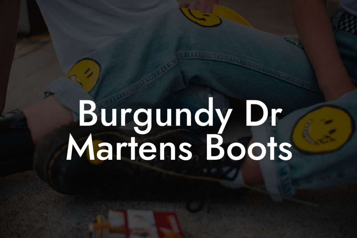 Burgundy Dr Martens Boots