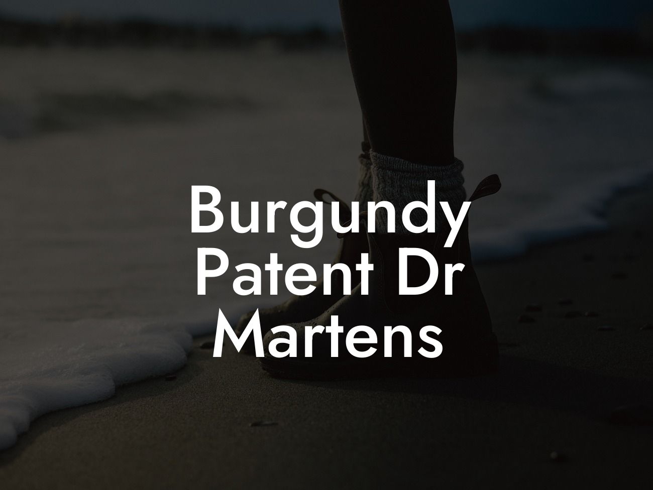 Burgundy Patent Dr Martens