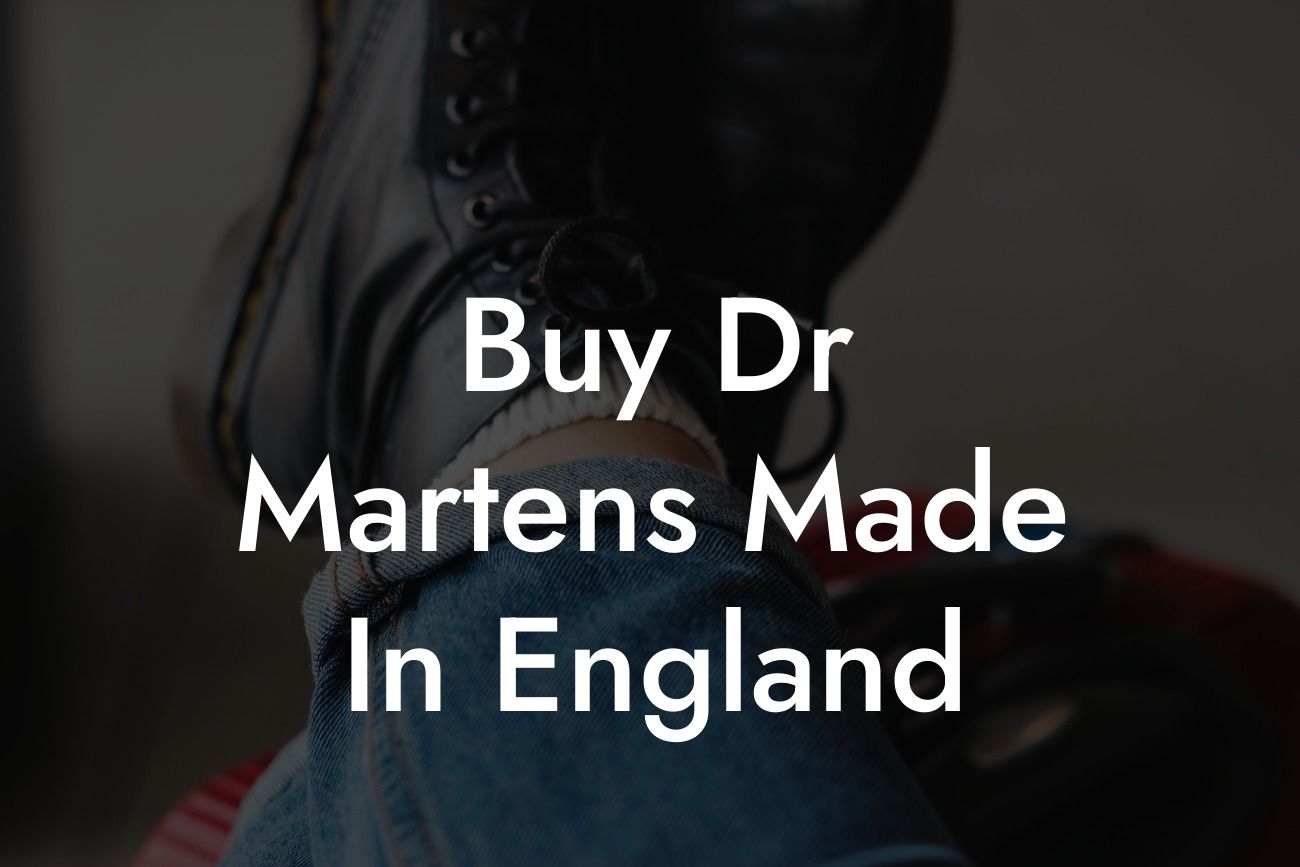 Buy Dr Martens Made In England