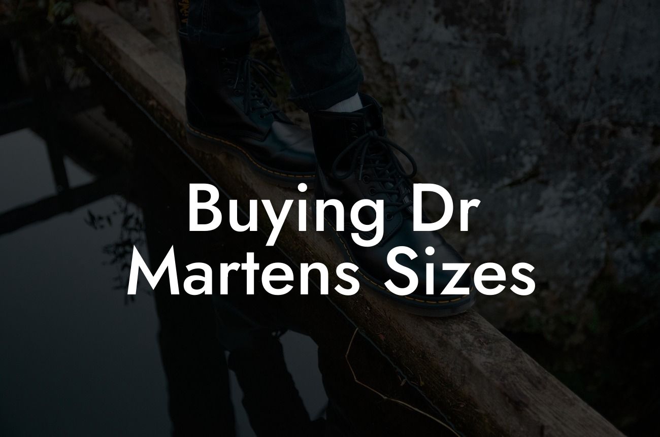 Buying Dr Martens Sizes