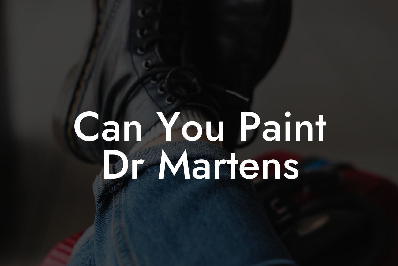Can You Paint Dr Martens