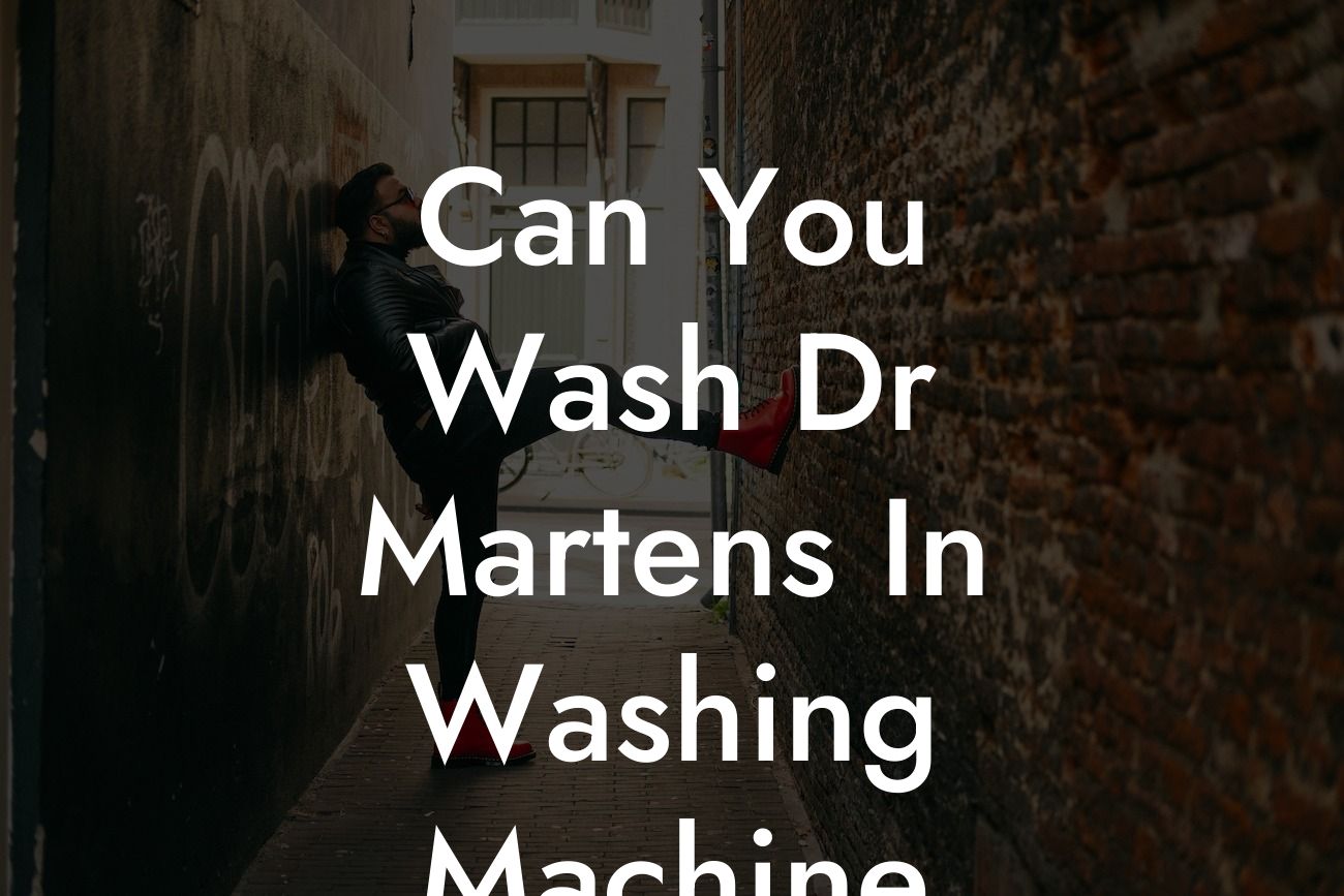Can You Wash Dr Martens In Washing Machine