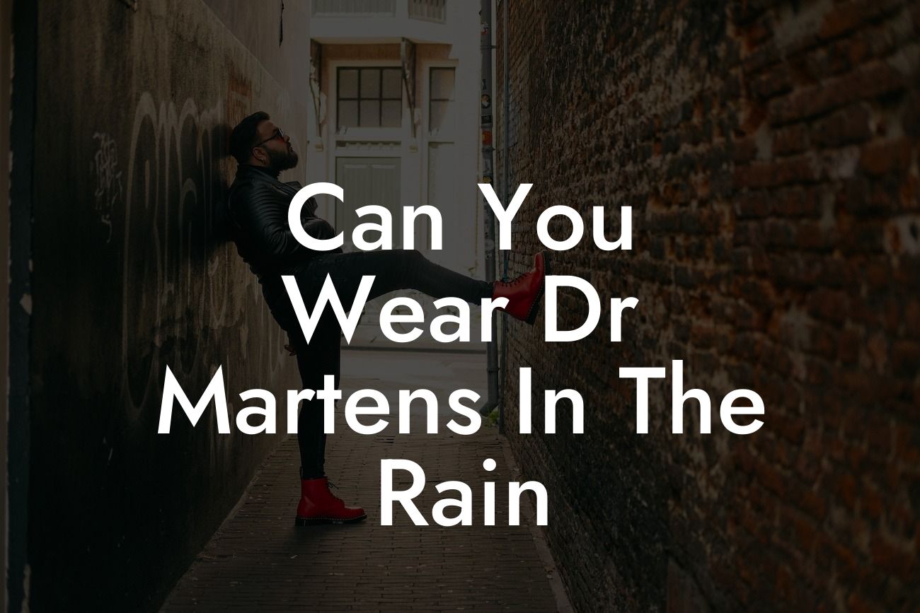 Can You Wear Dr Martens In The Rain