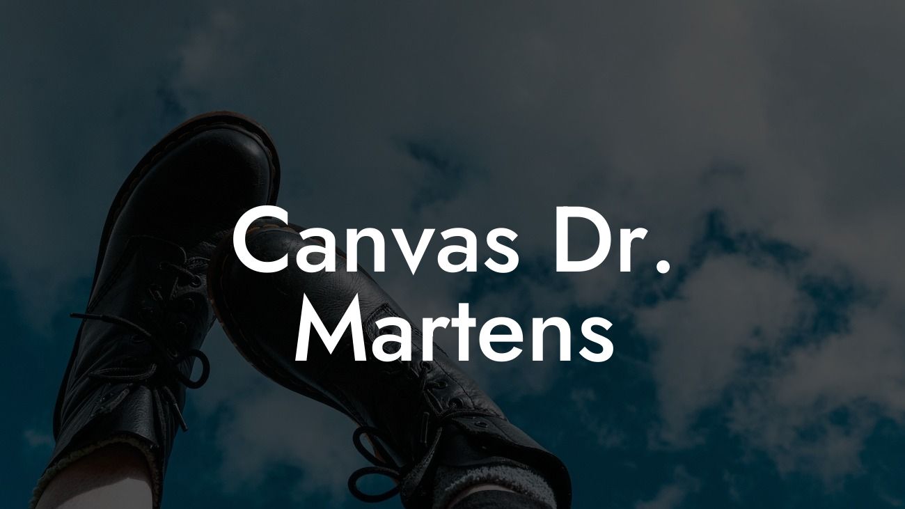 Canvas Dr. Martens