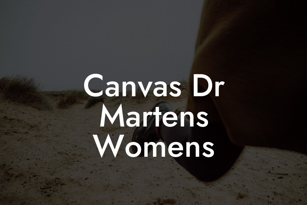 Canvas Dr Martens Womens