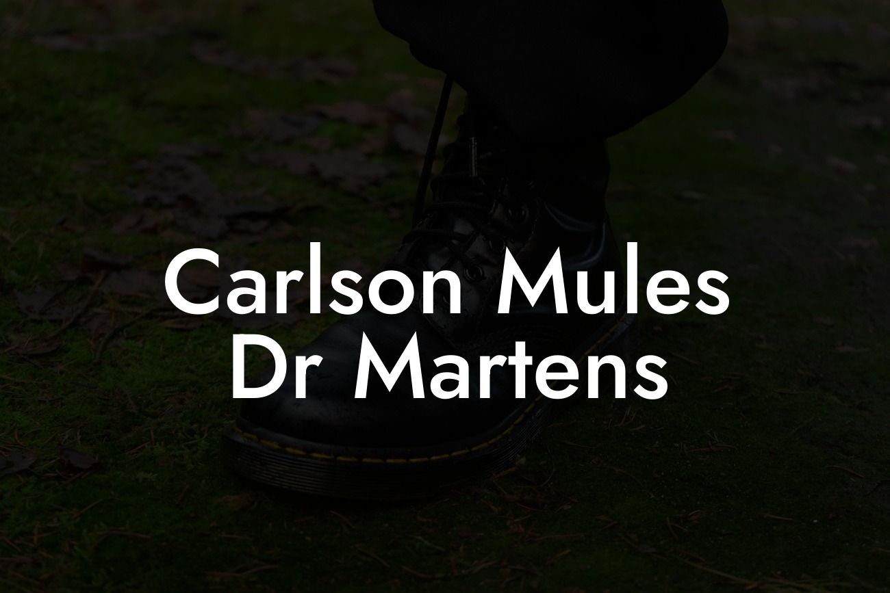 Carlson Mules Dr Martens