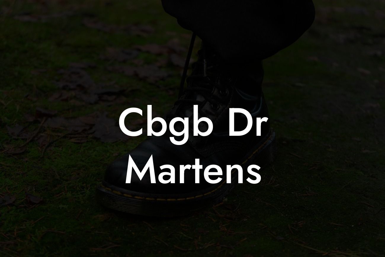 Cbgb Dr Martens