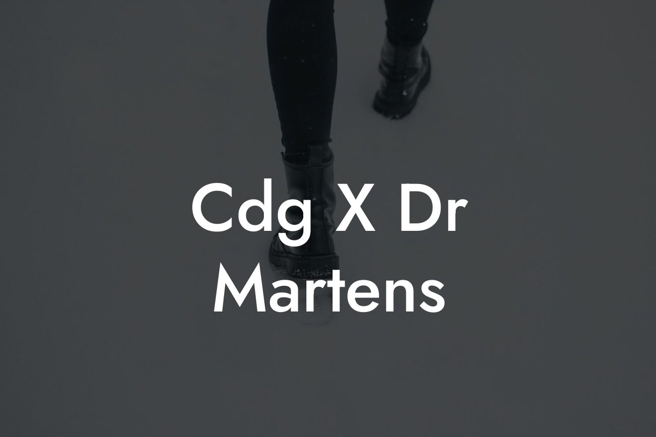 Cdg X Dr Martens