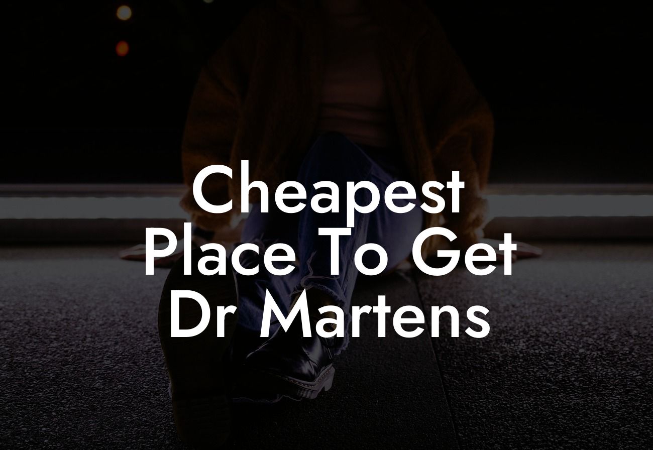 Cheapest Place To Get Dr Martens