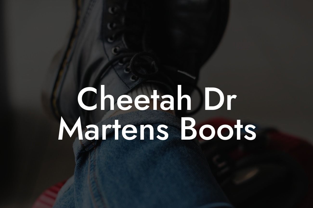 Cheetah Dr Martens Boots