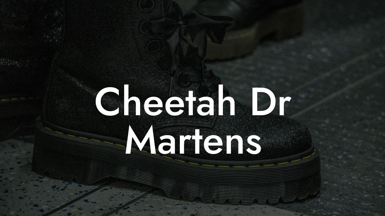 Cheetah Dr Martens