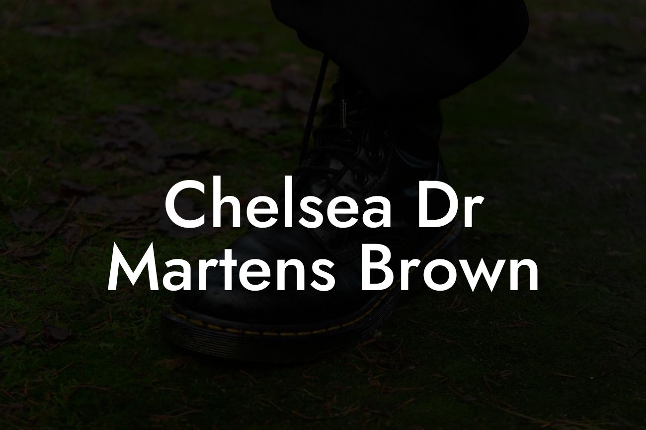 Chelsea Dr Martens Brown