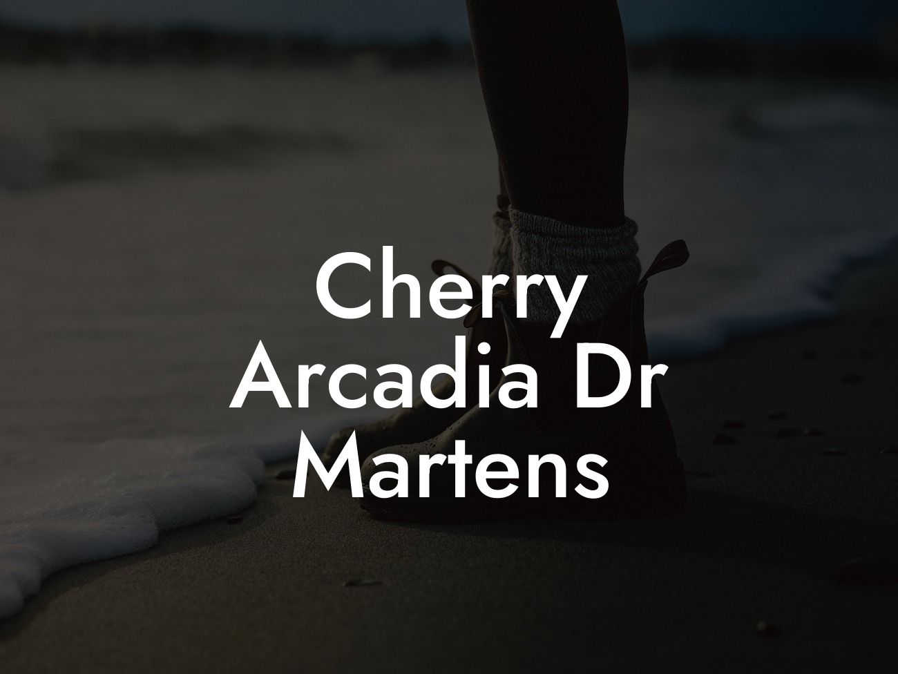 Cherry Arcadia Dr Martens