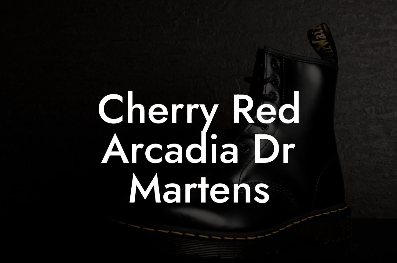 Cherry Red Arcadia Dr Martens