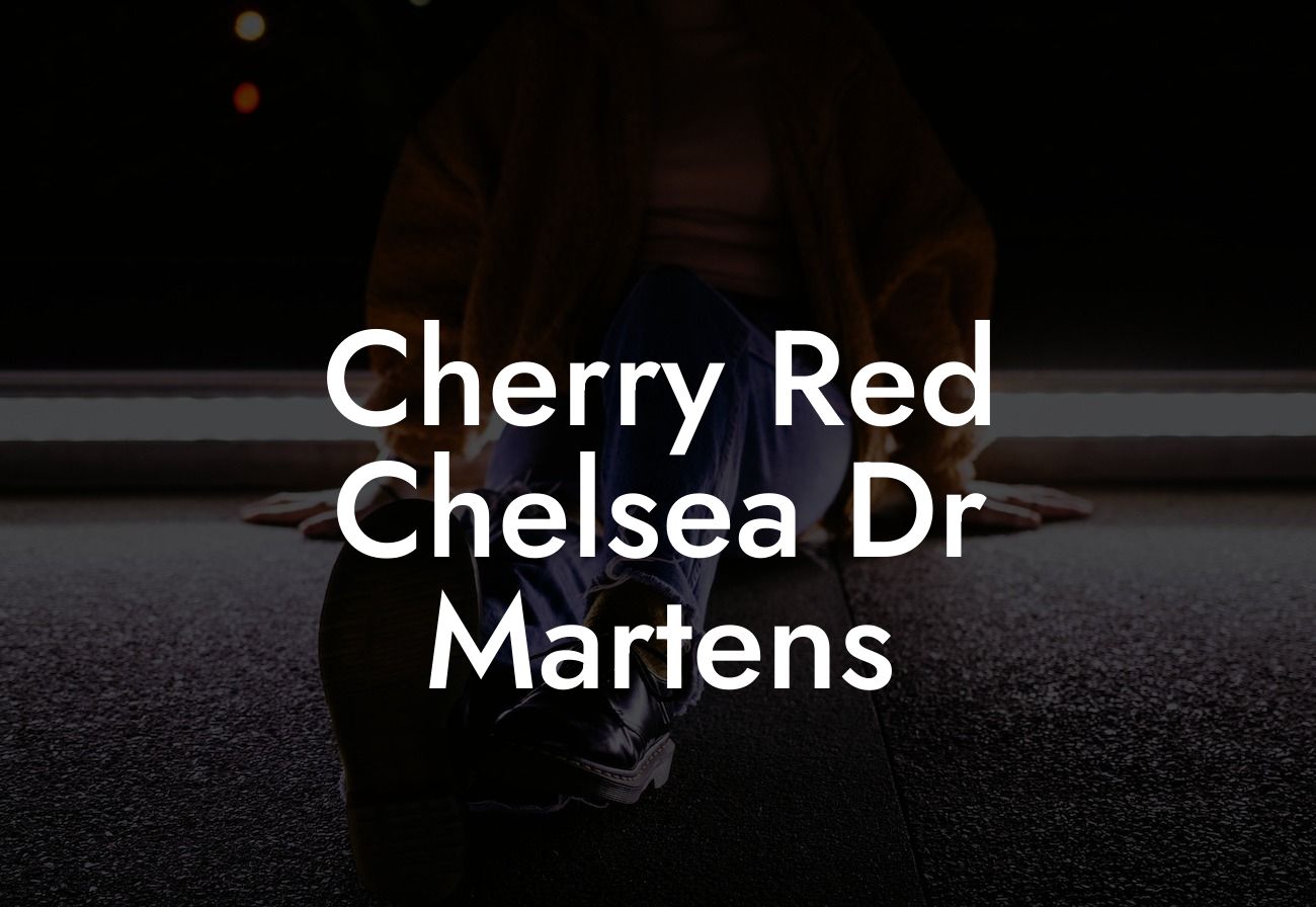 Cherry Red Chelsea Dr Martens