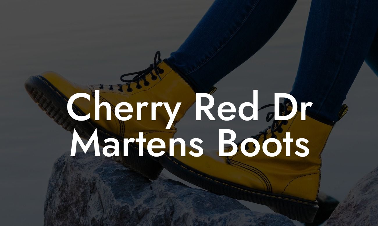 Cherry Red Dr Martens Boots