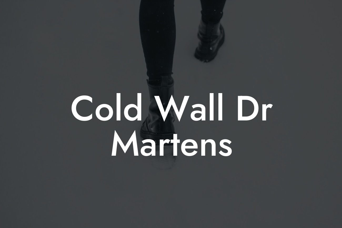 Cold Wall Dr Martens