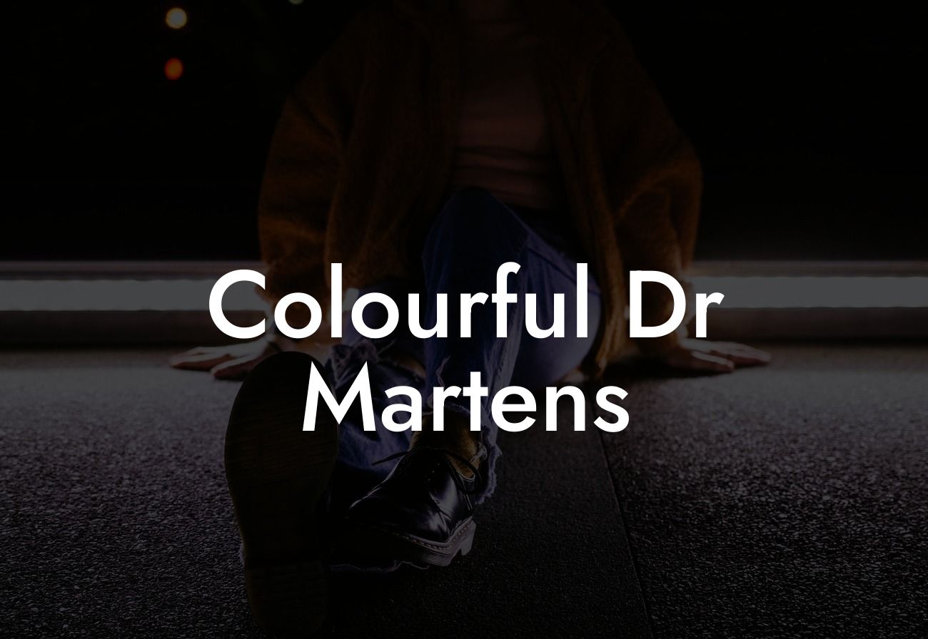 Colourful Dr Martens