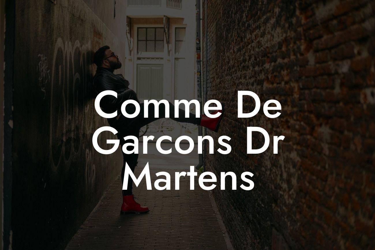 Comme De Garcons Dr Martens