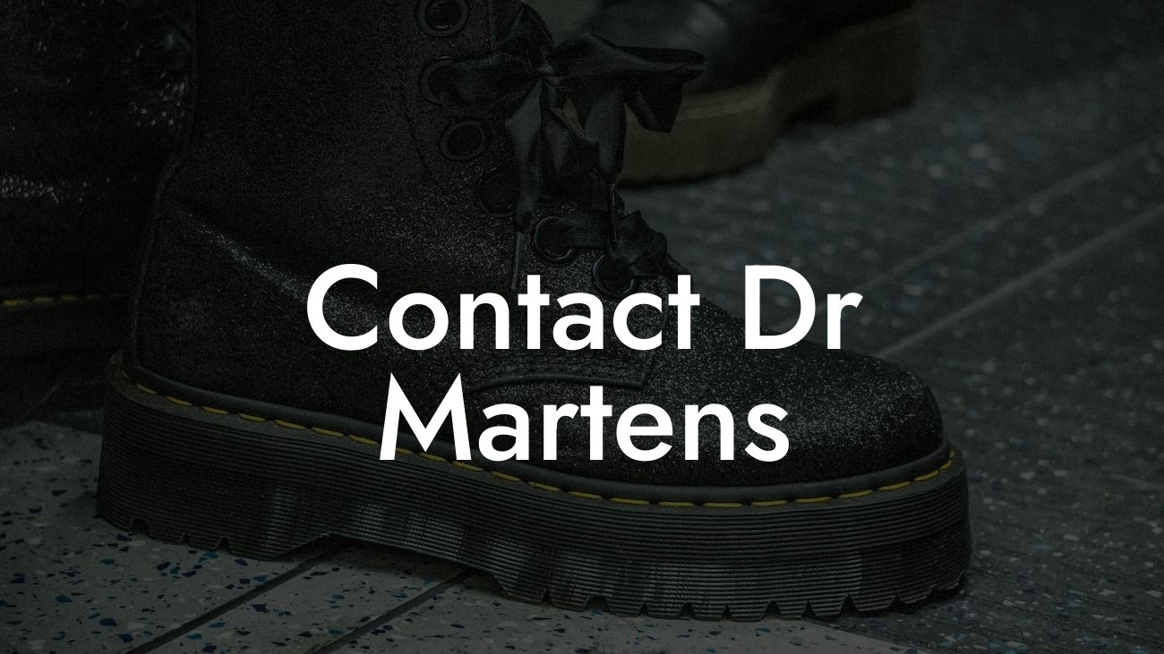 Contact Dr Martens