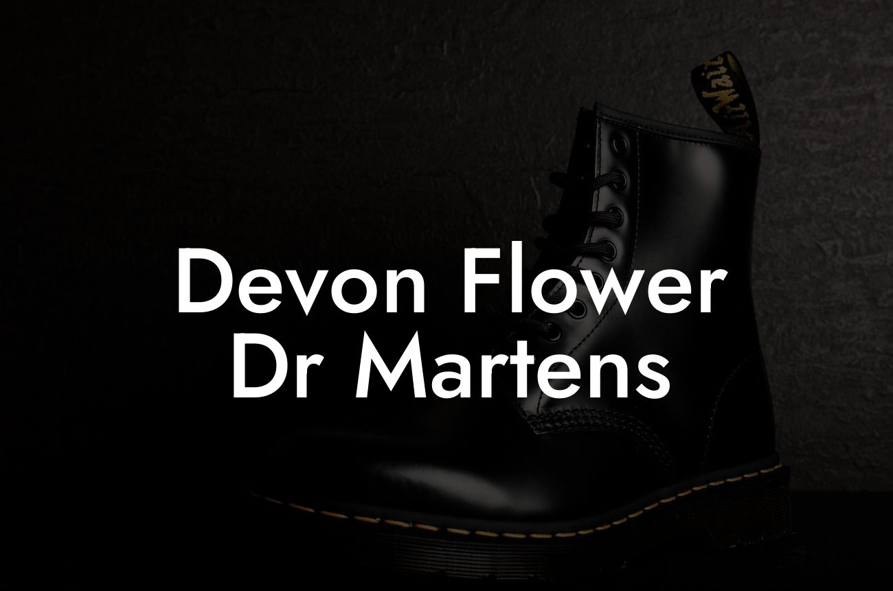 Devon Flower Dr Martens