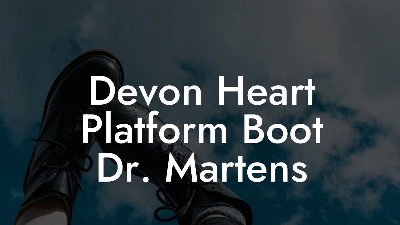 Devon Heart Platform Boot Dr. Martens