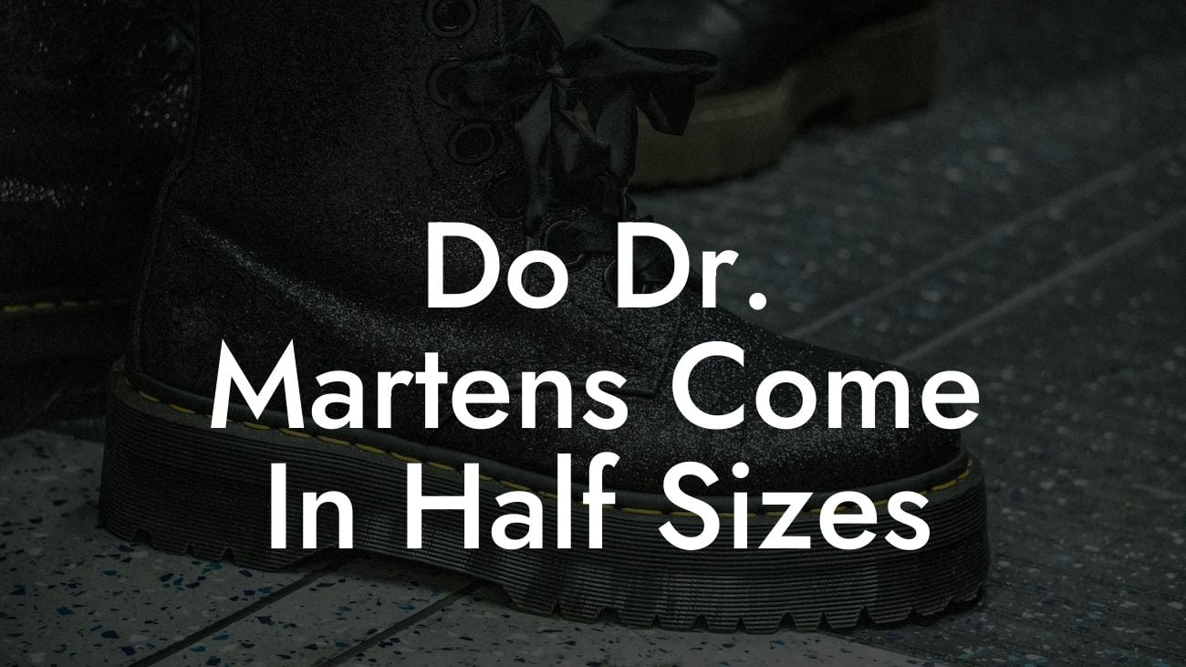 Do Dr Martens Come In Half Sizes