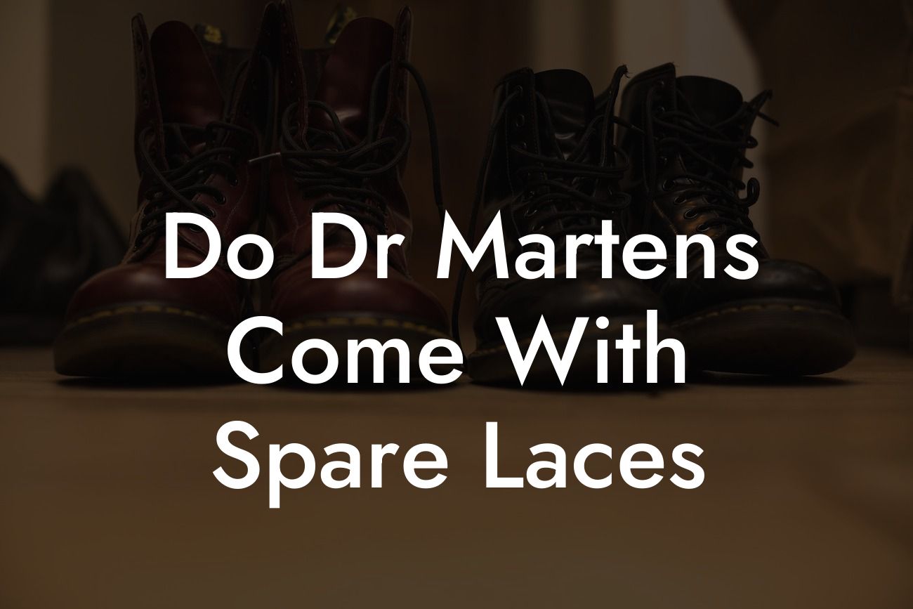 Do Dr Martens Come With Spare Laces