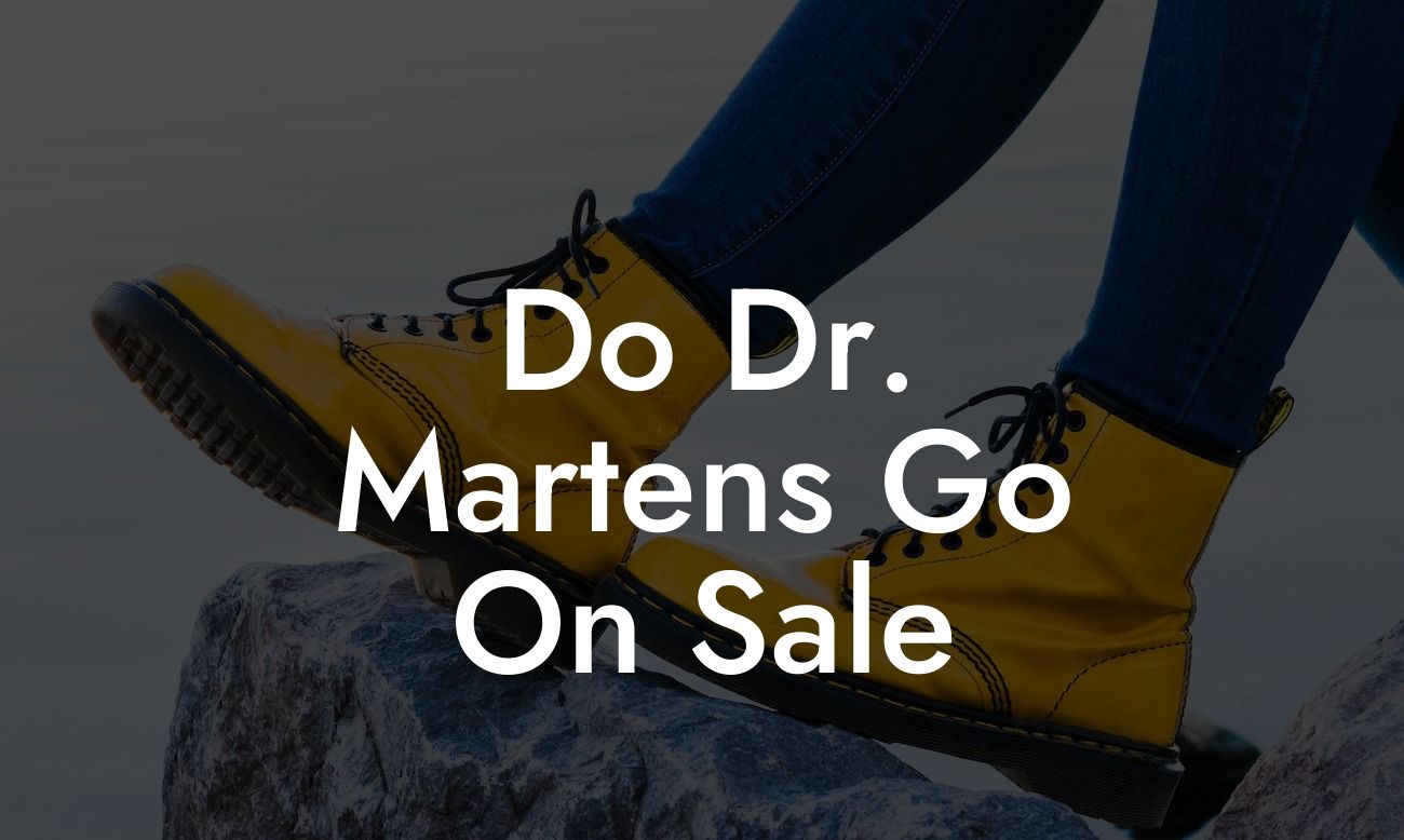 Do Dr. Martens Go On Sale