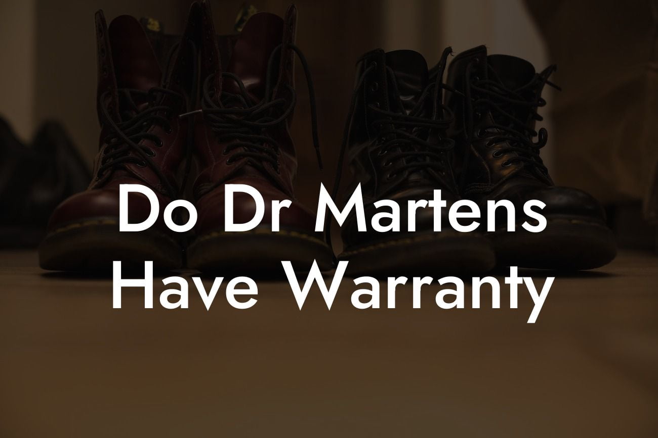 Do Dr Martens Have Warranty