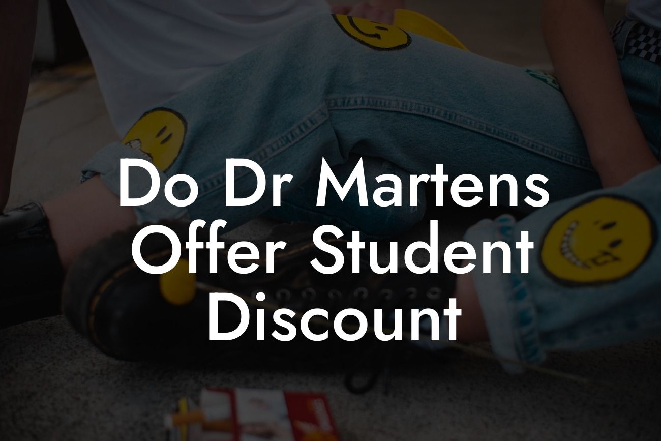 Do Dr Martens Offer Student Discount