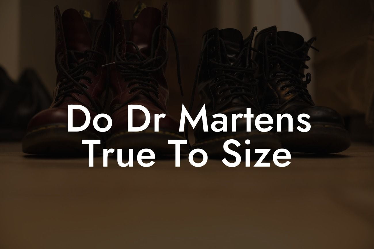 Do Dr Martens True To Size
