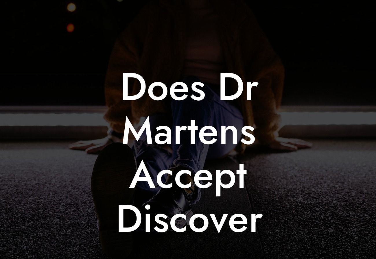 Does Dr Martens Accept Discover
