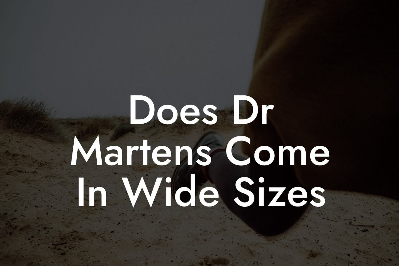 Does Dr Martens Come In Wide Sizes
