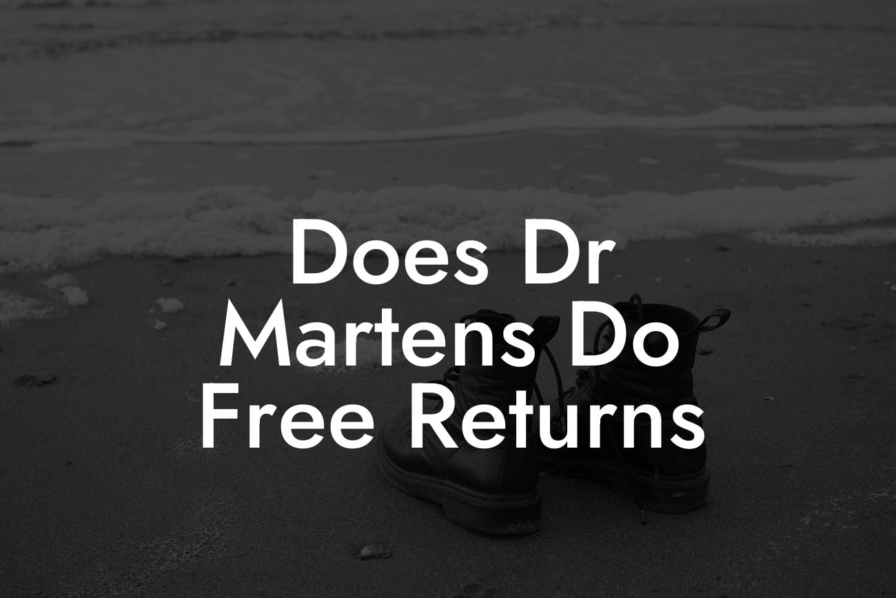 Does Dr Martens Do Free Returns