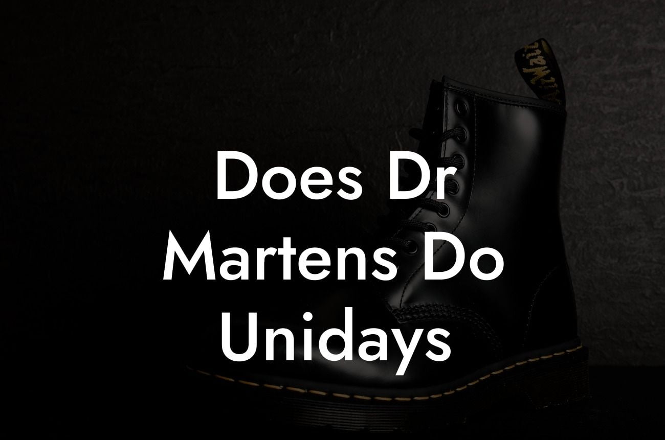 Does Dr Martens Do Unidays