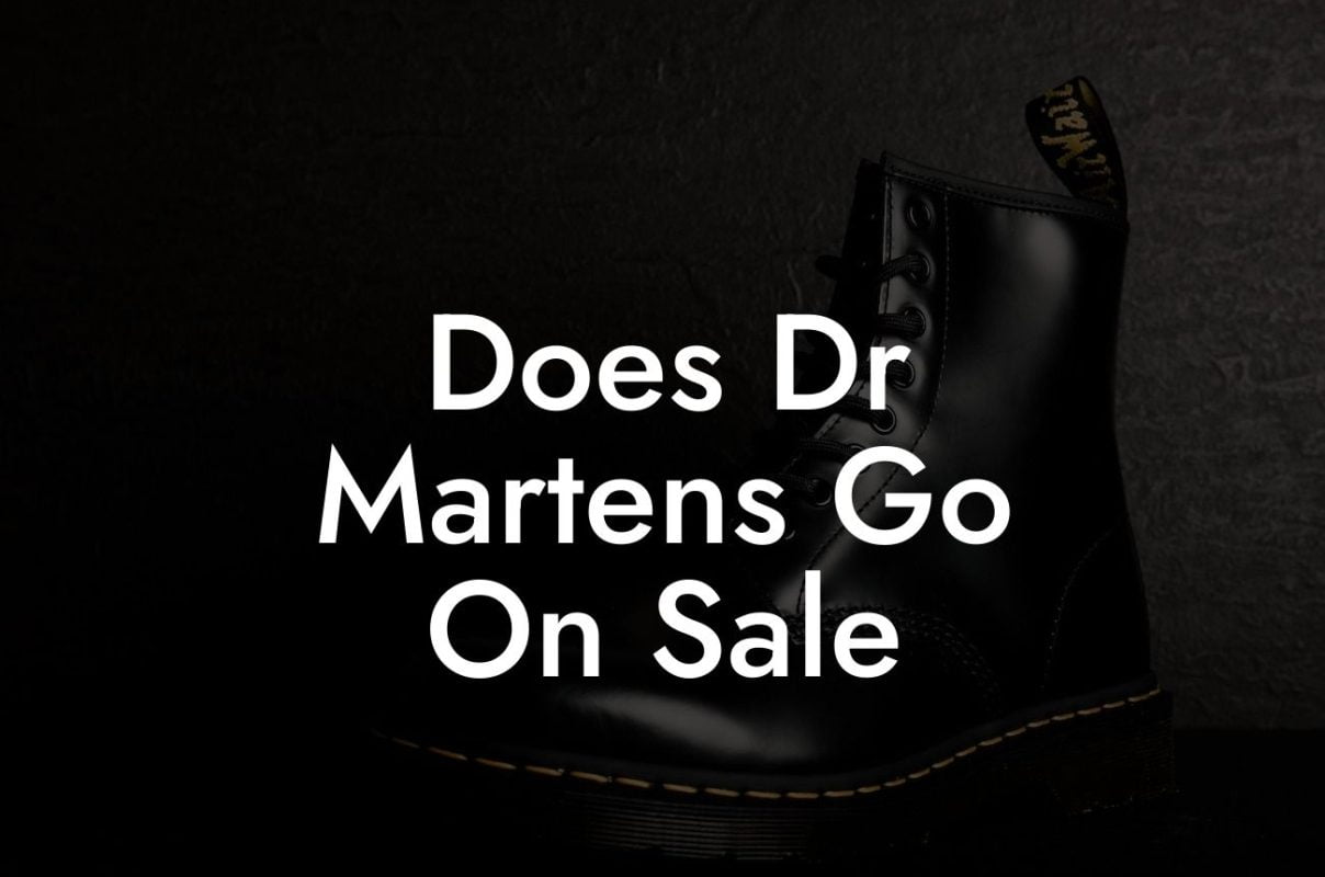 Does Dr Martens Go On Sale