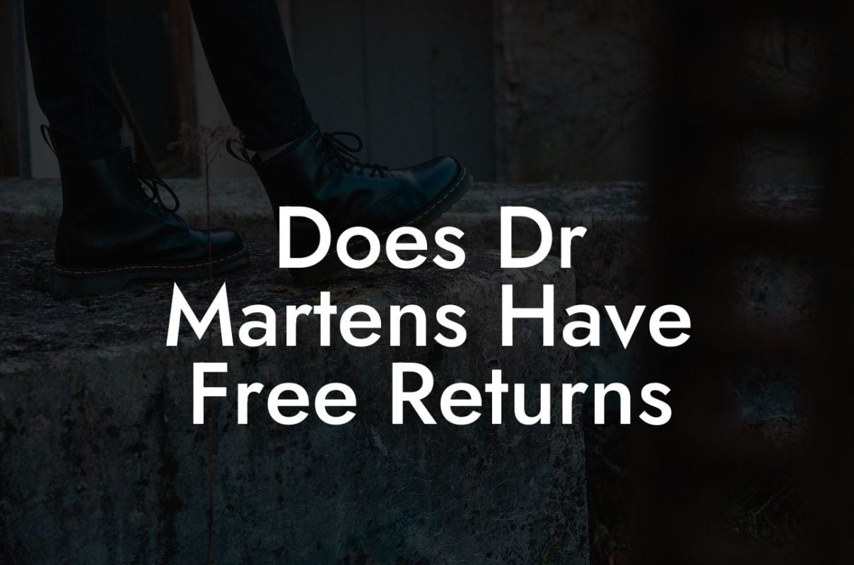 Does Dr Martens Have Free Returns