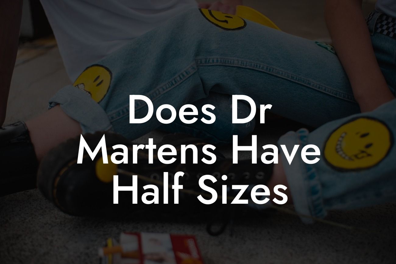 Does Dr Martens Have Half Sizes