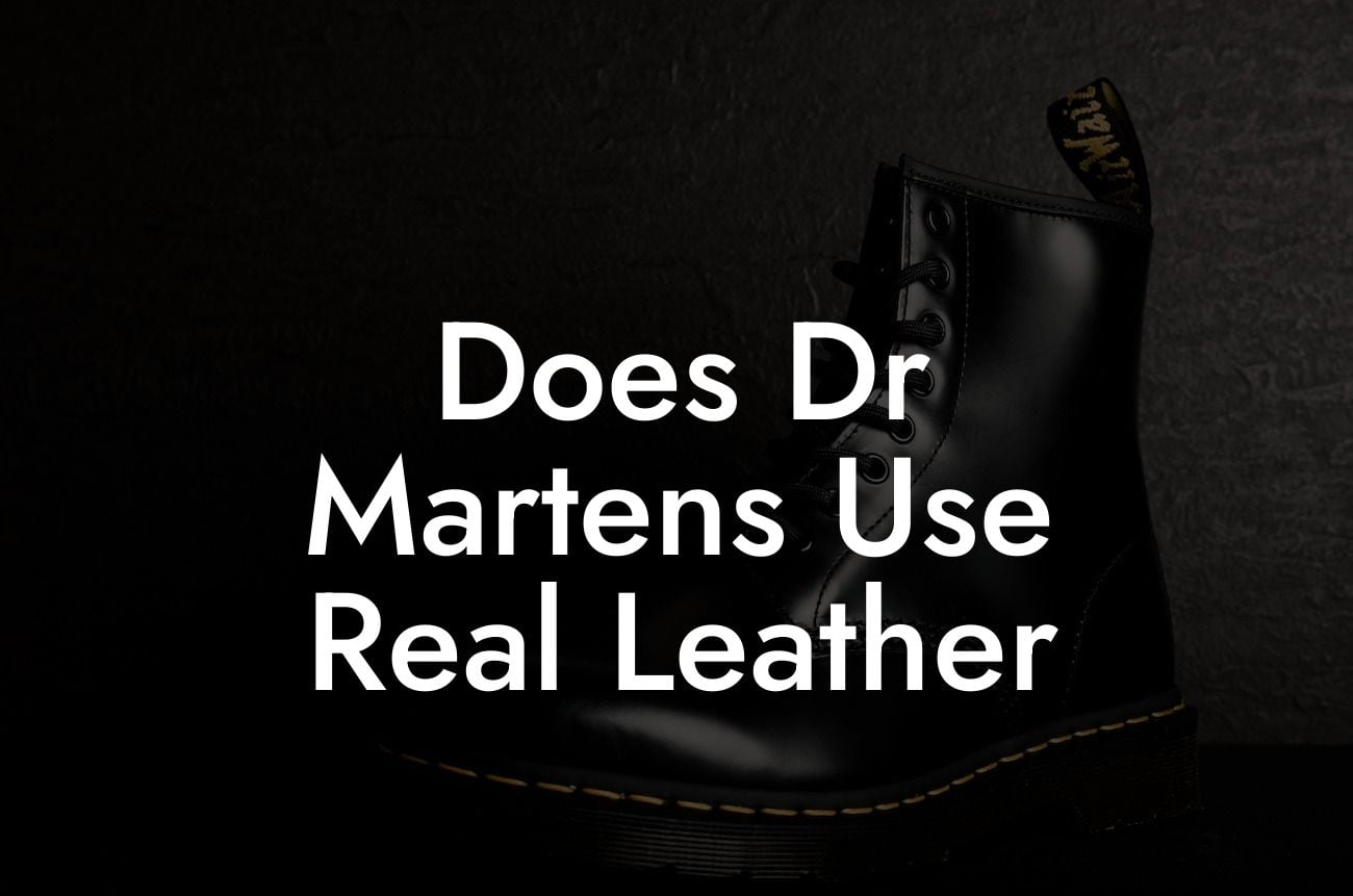 Does Dr Martens Use Real Leather