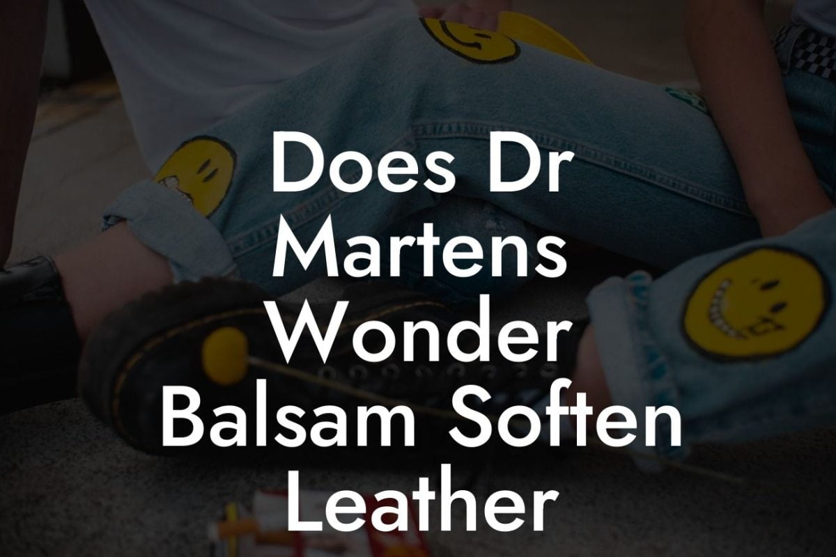 Does Dr Martens Wonder Balsam Soften Leather