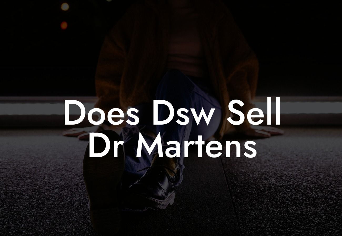 Does Dsw Sell Dr Martens