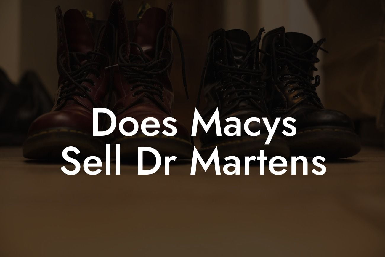 Does Macys Sell Dr Martens