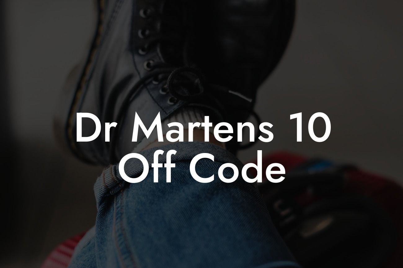 Dr Martens 10 Off Code