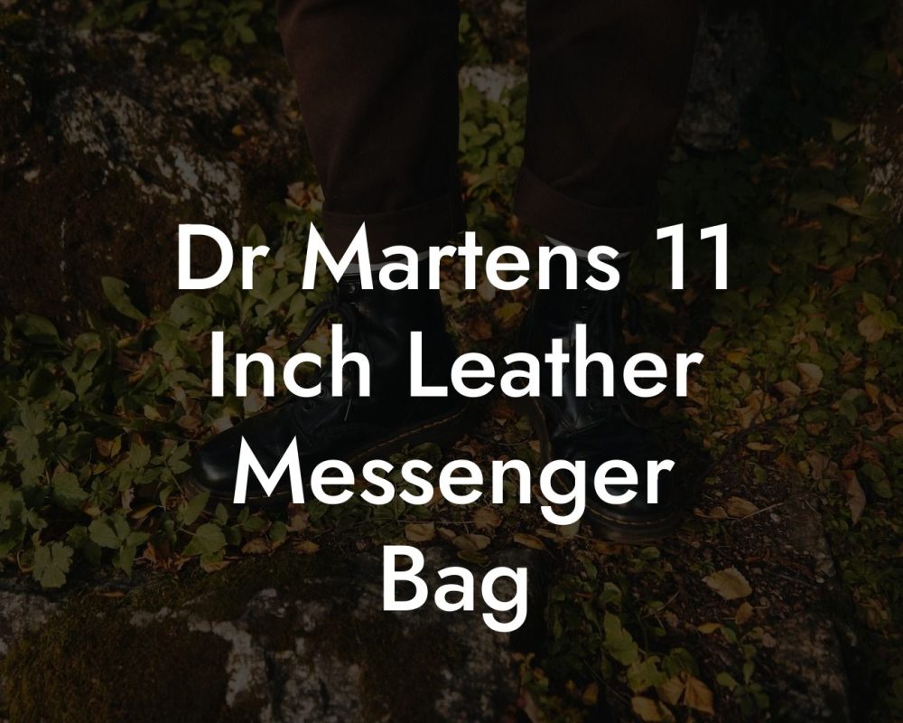 Dr Martens 11 Inch Leather Messenger Bag