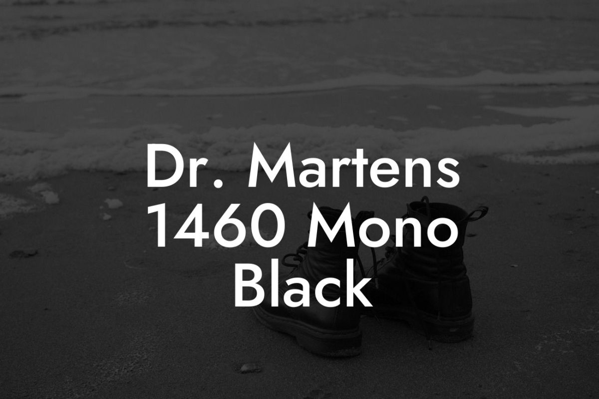 Dr. Martens 1460 Mono Black